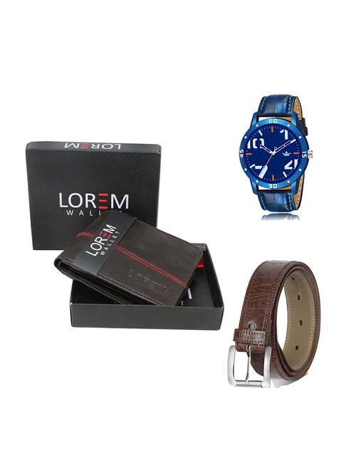 belt, wallet & watch gift combo - 19279883 - Very Small Image - 1