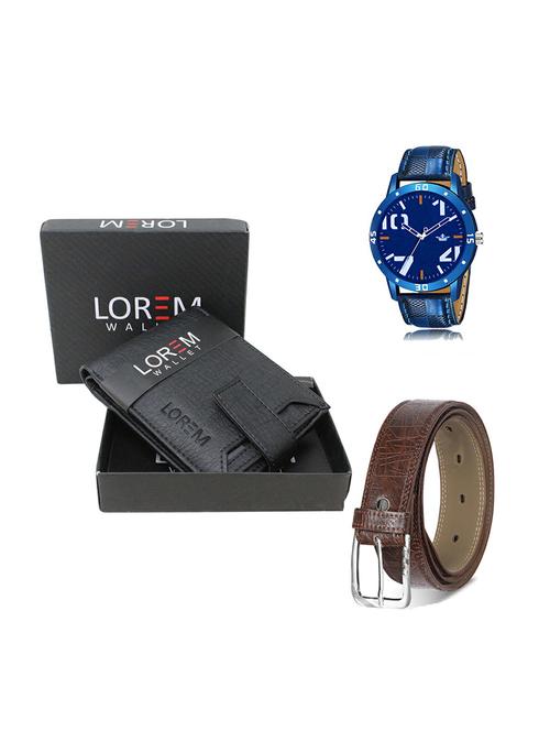 belt, wallet & watch gift combo - 19279892 - Very Small Image - 1