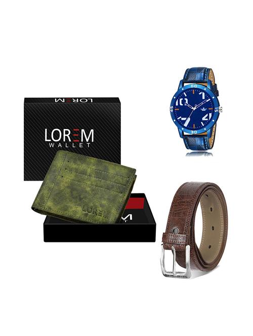 belt, wallet & watch gift combo - 19279947 - Very Small Image - 1