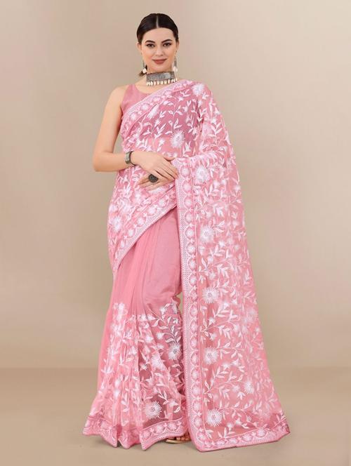 women's embroidered saree - 19283812 - Very Small Image - 1