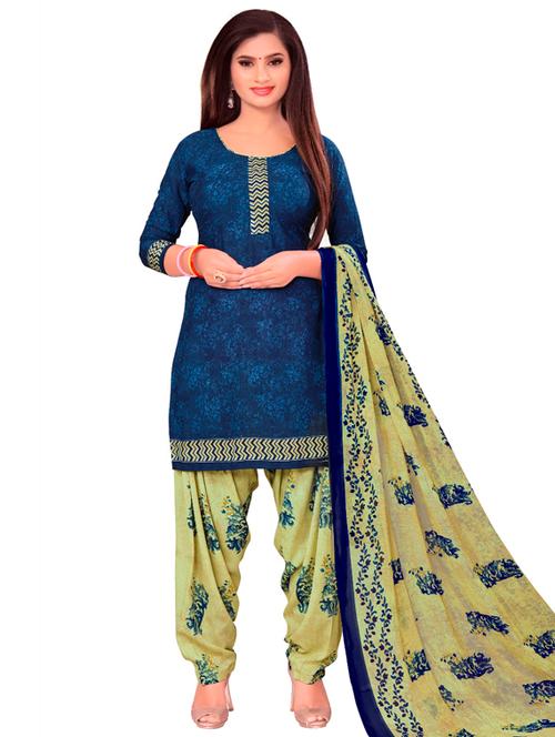 printed unstitched suit set - 19283963 - Very Small Image - 1