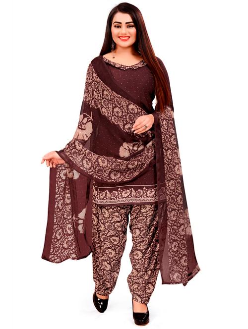 printed unstitched suit set - 19283968 - Very Small Image - 1
