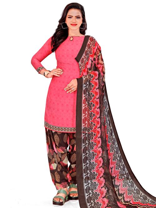 printed unstitched suit set - 19283984 - Very Small Image - 1