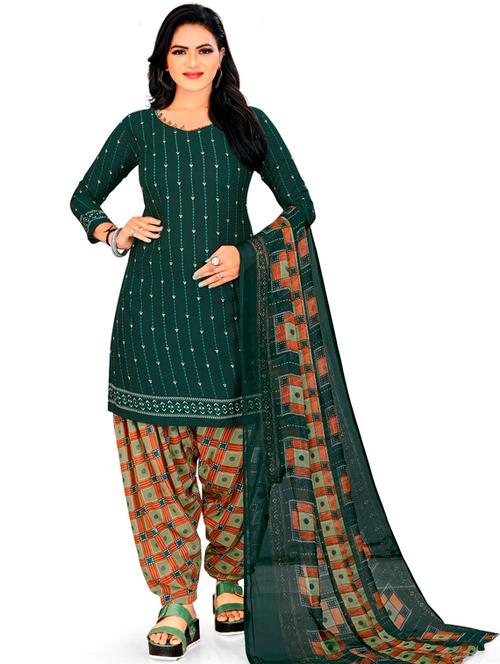 printed unstitched suit set - 19283985 - Very Small Image - 1