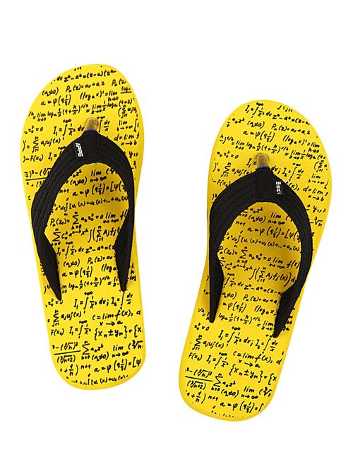 yellow synthetic & mesh slip on flip flops - 19285068 - Very Small Image - 1