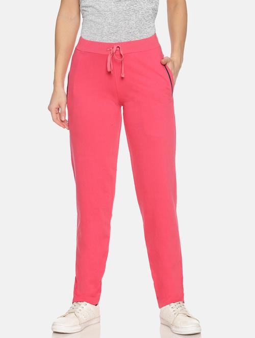 mid rise solid track pant - 19285198 - Very Small Image - 1
