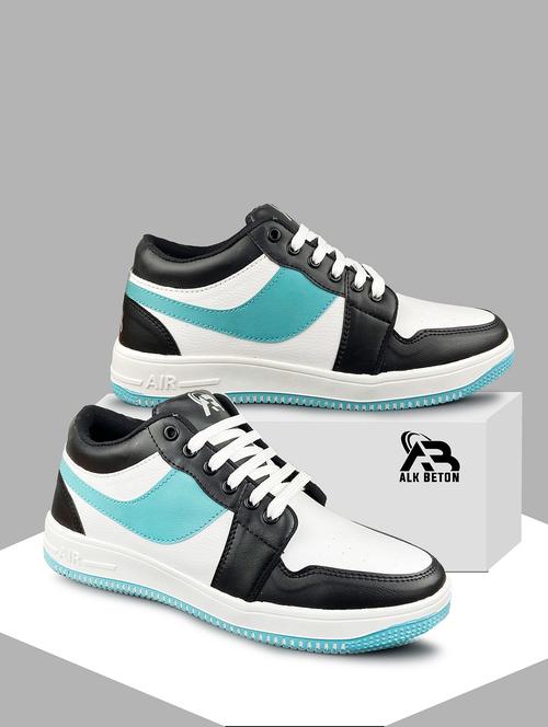 multi colored synthetic lace up sneakers - 19285466 - Very Small Image - 1
