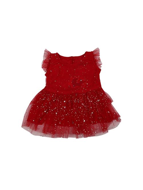 girls round neck sleeveless frock - 19286332 - Very Small Image - 1