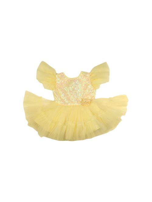 girls round neck short sleeves frock - 19286381 - Very Small Image - 1