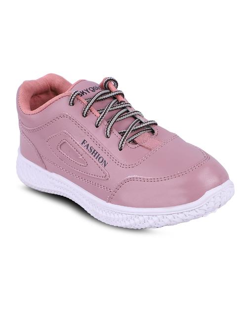 purple leatherette laceup casual shoes - 19286465 - Very Small Image - 1