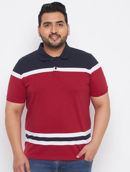 red cotton solid t-shirt - 19286588 - Very Small Image - 1