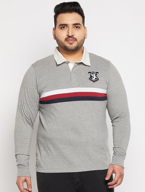 grey solid t-shirt - 19286679 - Very Small Image - 1