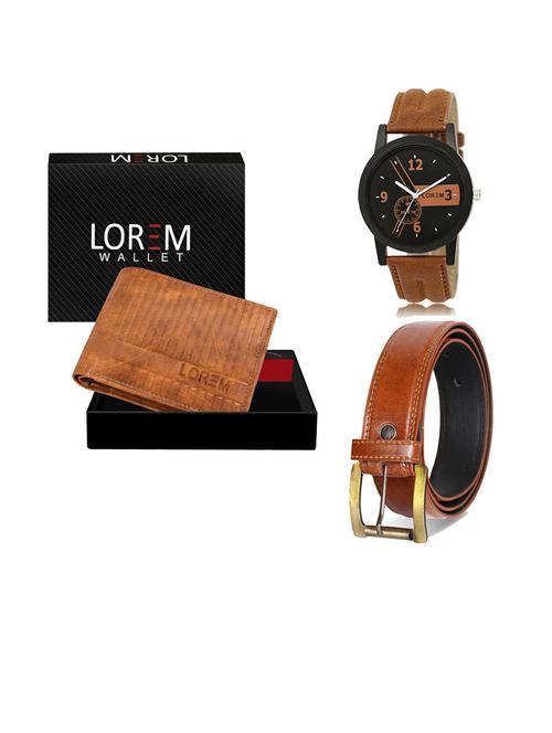 belt, wallet & watch gift combo - 19287434 - Very Small Image - 1