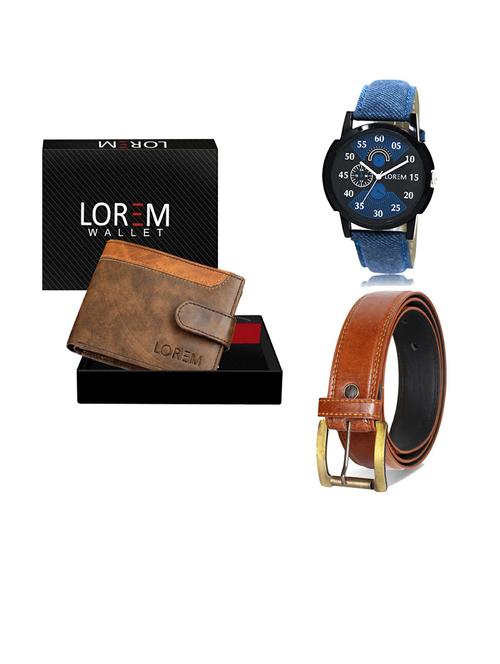 belt, wallet & watch gift combo - 19287494 - Very Small Image - 1