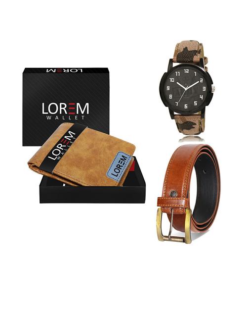 belt, wallet & watch gift combo - 19287506 - Very Small Image - 1