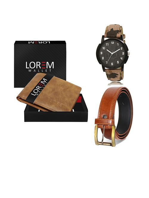belt, wallet & watch gift combo - 19287508 - Very Small Image - 1