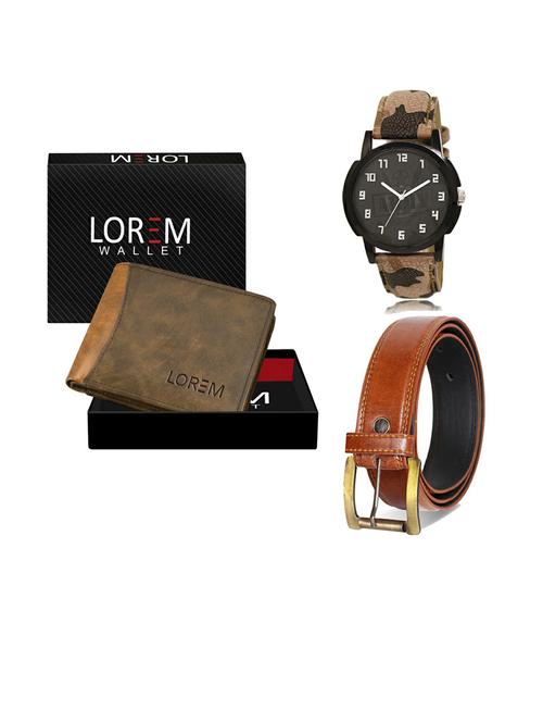 belt, wallet & watch gift combo - 19287521 - Very Small Image - 1