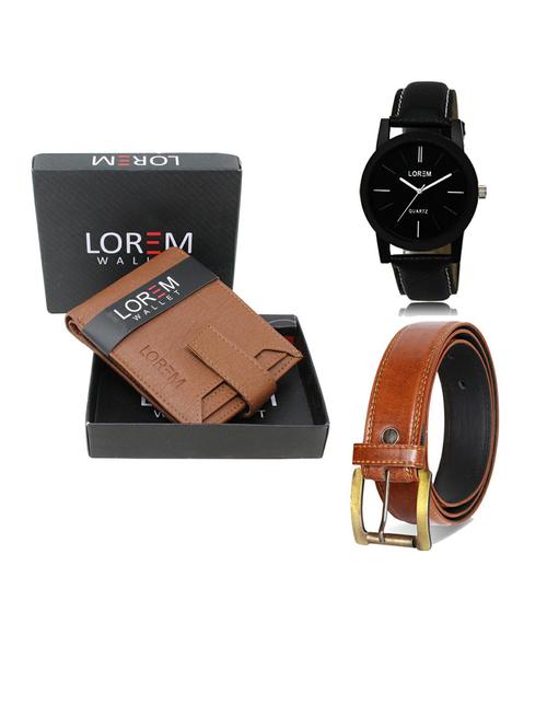 belt, wallet & watch gift combo - 19287595 - Very Small Image - 1