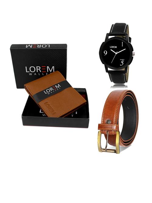 belt, wallet & watch gift combo - 19287633 - Very Small Image - 1