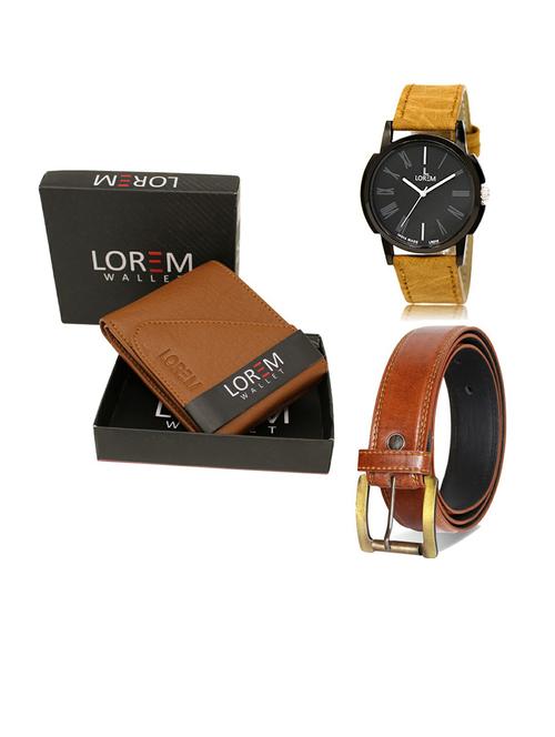 belt, wallet & watch gift combo - 19288667 - Very Small Image - 1