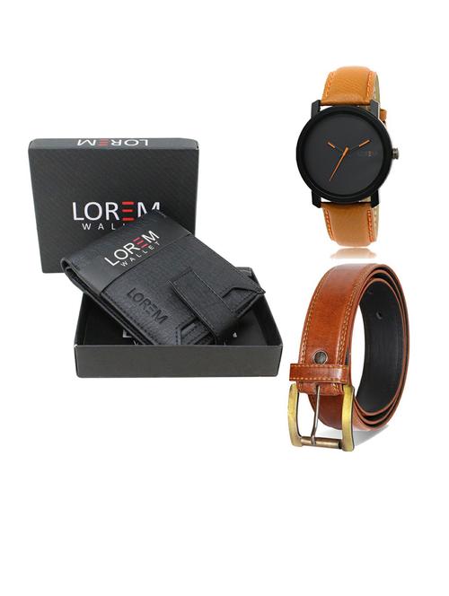 belt, wallet & watch gift combo - 19288718 - Very Small Image - 1