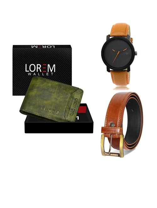 belt, wallet & watch gift combo - 19288737 - Very Small Image - 1