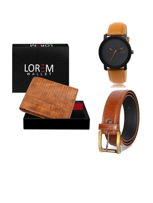 belt, wallet & watch gift combo - 19288739 - Very Small Image - 1