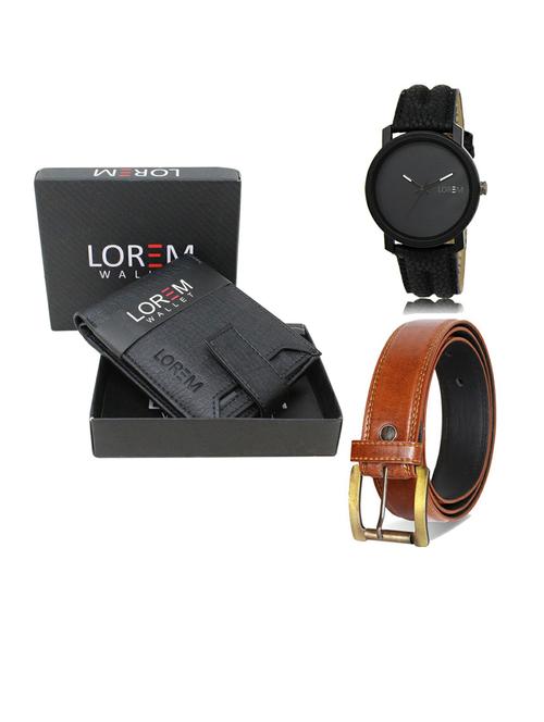 belt, wallet & watch gift combo - 19288763 - Very Small Image - 1