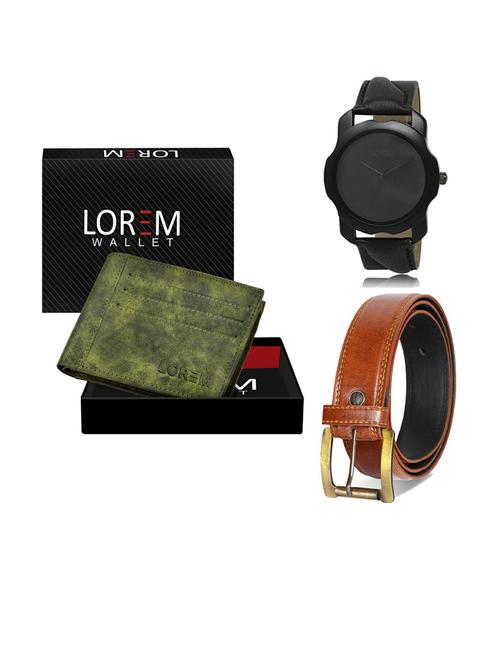 belt, wallet & watch gift combo - 19288817 - Very Small Image - 1