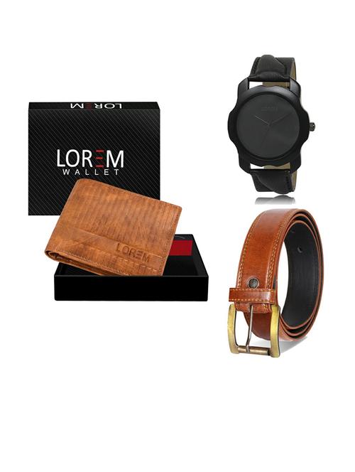 belt, wallet & watch gift combo - 19288829 - Very Small Image - 1