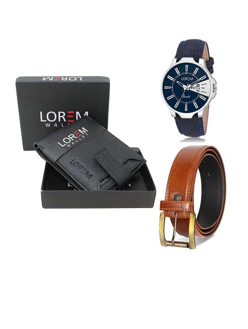 belt, wallet & watch gift combo - 19288853 - Very Small Image - 1