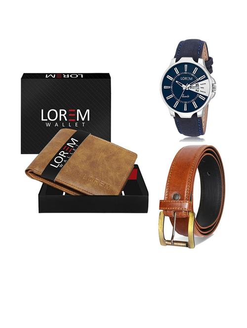 belt, wallet & watch gift combo - 19288858 - Very Small Image - 1