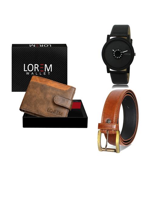 belt, wallet & watch gift combo - 19288979 - Very Small Image - 1