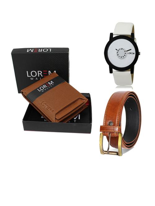 belt, wallet & watch gift combo - 19288984 - Very Small Image - 1