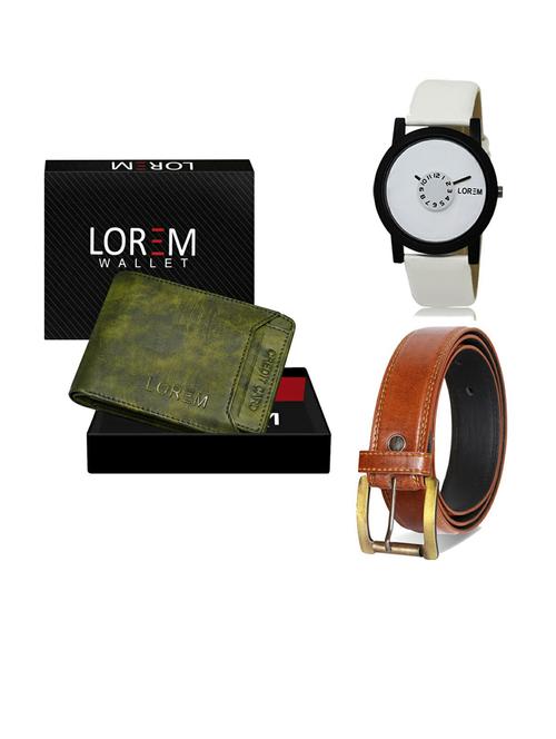 belt, wallet & watch gift combo - 19289007 - Very Small Image - 1