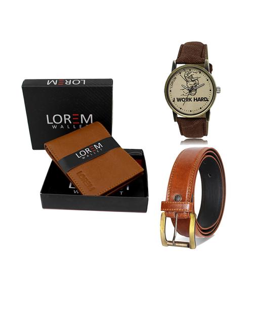 belt, wallet & watch gift combo - 19289118 - Very Small Image - 1