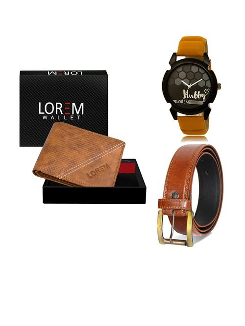 belt, wallet & watch gift combo - 19289283 - Very Small Image - 1