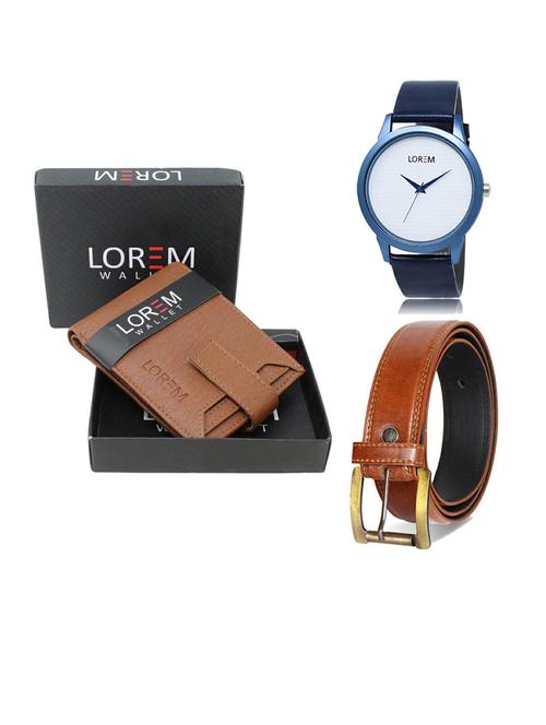 belt, wallet & watch gift combo - 19289305 - Very Small Image - 1