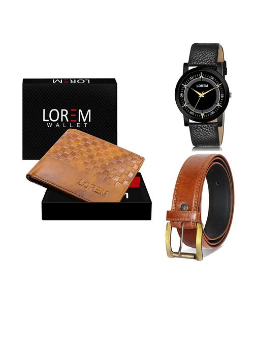 belt, wallet & watch gift combo - 19289467 - Very Small Image - 1