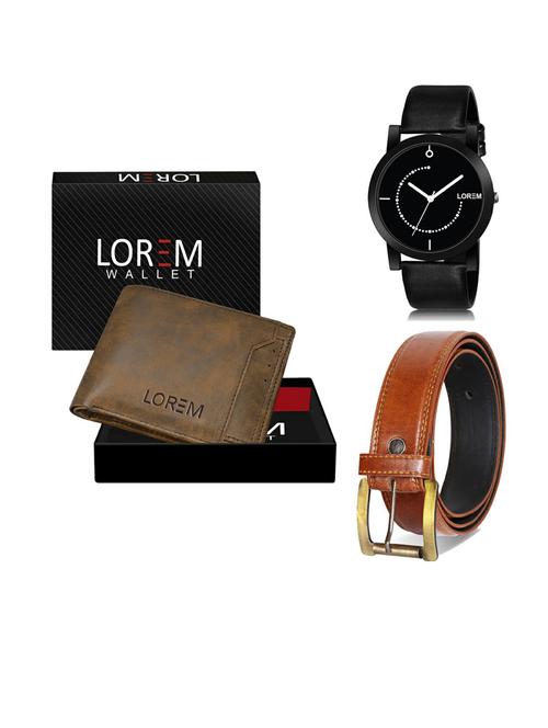belt, wallet & watch gift combo - 19289499 - Very Small Image - 1