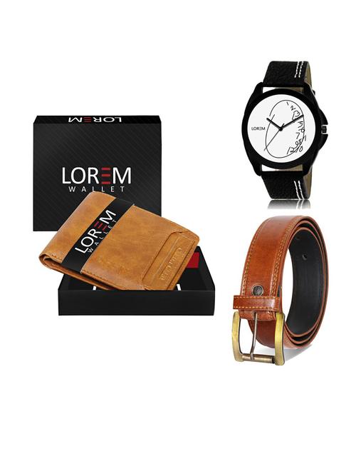 belt, wallet & watch gift combo - 19289661 - Very Small Image - 1