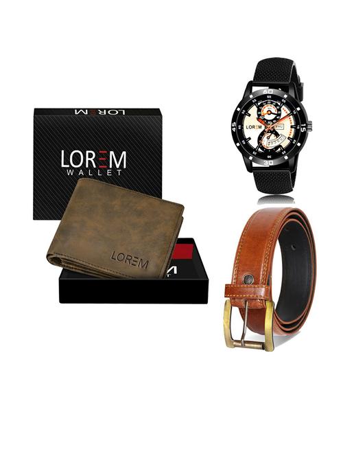 belt, wallet & watch gift combo - 19289725 - Very Small Image - 1