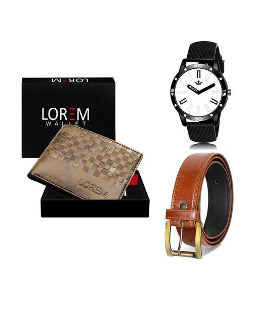 belt, wallet & watch gift combo - 19289781 - Very Small Image - 1
