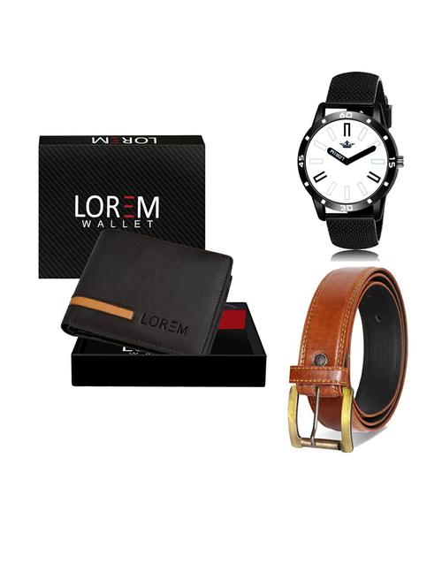 belt, wallet & watch gift combo - 19289788 - Very Small Image - 1