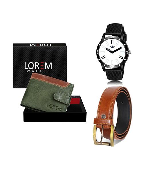 belt, wallet & watch gift combo - 19289791 - Very Small Image - 1