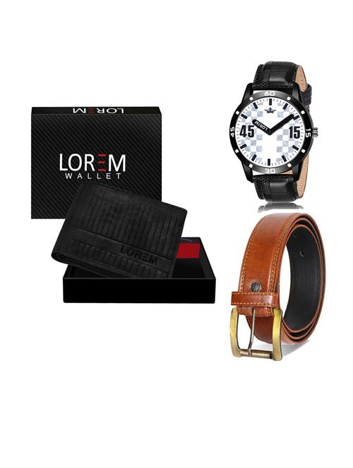 belt, wallet & watch gift combo - 19289821 - Very Small Image - 1