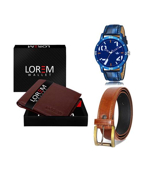 belt, wallet & watch gift combo - 19289849 - Very Small Image - 1