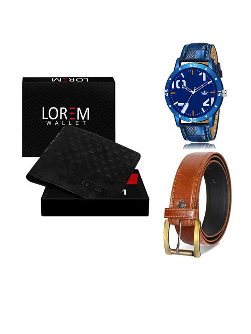 belt, wallet & watch gift combo - 19289874 - Very Small Image - 1