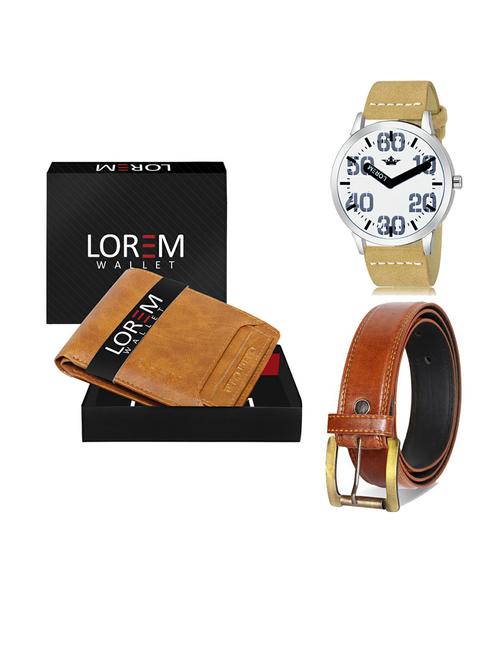 belt, wallet & watch gift combo - 19289976 - Very Small Image - 1