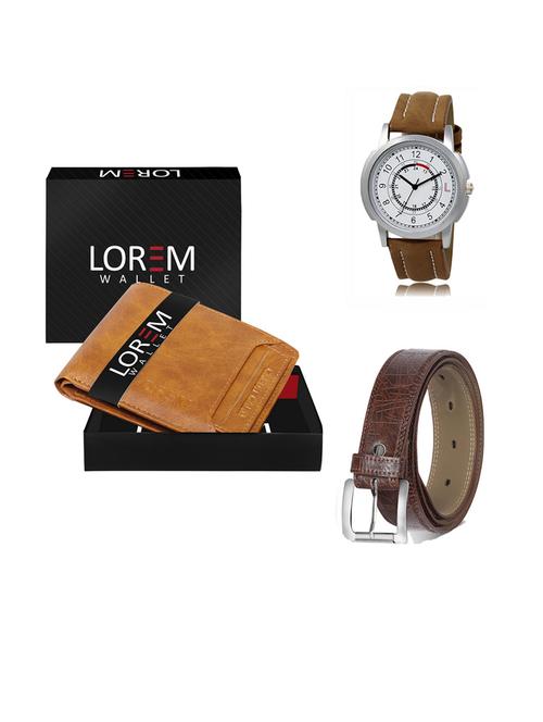 belt, wallet & watch gift combo - 19290852 - Very Small Image - 1